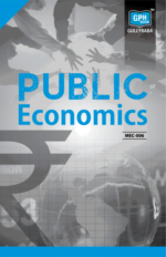IGNOU MEC-6 Public Economics Book in English Medium
