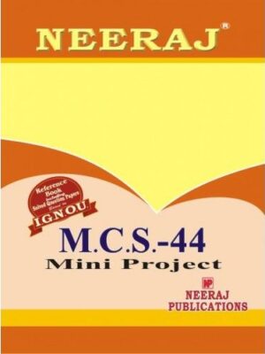 IGNOU: MCS - 044 Mini Project