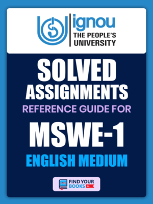 MSWE1 Ignou Solved Assignment English Medium