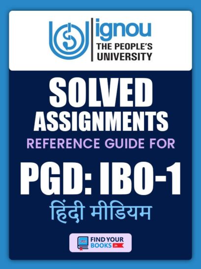 PGDIBO1 IGNOU Solved Assignment Hindi