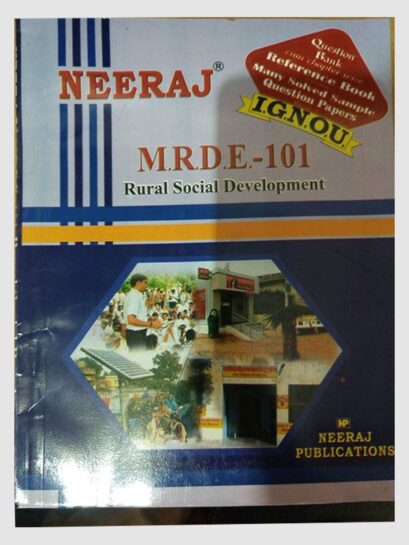 Buy MRDE101 Rural Social Development(IGNOU Help book for MRDE-101 in English Medium) Book Online at Low Prices in India | MRDE101 Rural Social Development(IGNOU Help book for MRDE-101 in English Medium)|findyourbooks.in