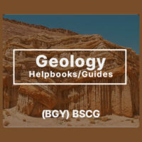 Ignou B.Sc. General Geology Books