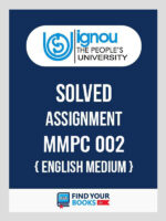 MMPC 002 Ignou Solved Assignment