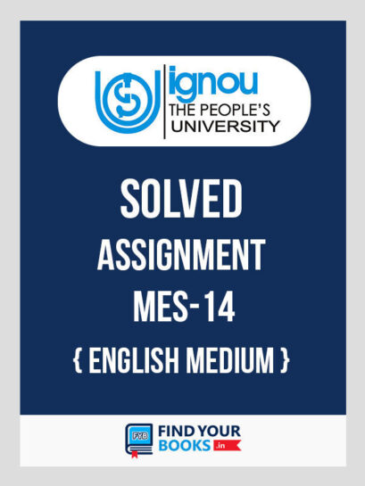 MES14 IGNOU Solved Assignment