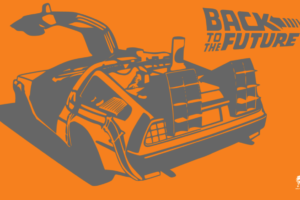 Flagge "Back to the future"