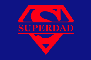 Flagge "Superdad"