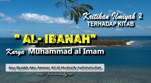Kritikan Ilmiyah Terhadap Kitab Al Ibanah Karya Muhammad al Imam2a