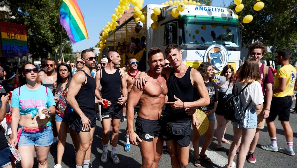 Celebración del Orgullo Gay en Barcelona