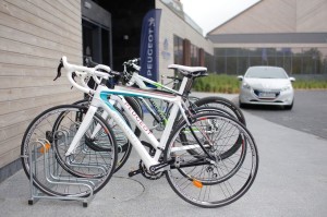 Inauguracja parku prasowego rowerów Peugeot