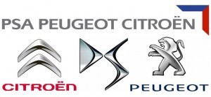 logo PSA Citroen DS Peugeot