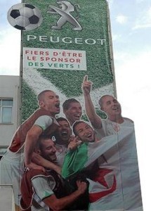 Peugeot sponsorem algierskiej reprezentacji w piłce nożnej