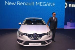 034. Renault na targach we Frankfurcie - Carlos Ghosn prezentuje Renault Megane IV