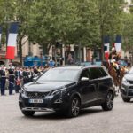 Peugeot 5008, Emmanuel Macron, 14 lipca,