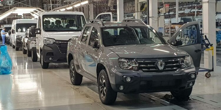 Renault Oroch na linii produkcyjnej