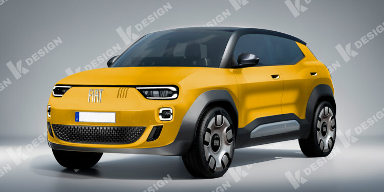 Nowy Fiat Panda 2025 - wizualizacja: KDesign