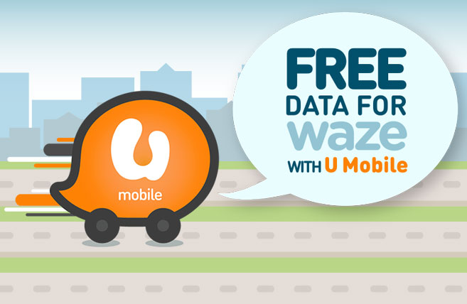 Free Data for Waze with U Mobile