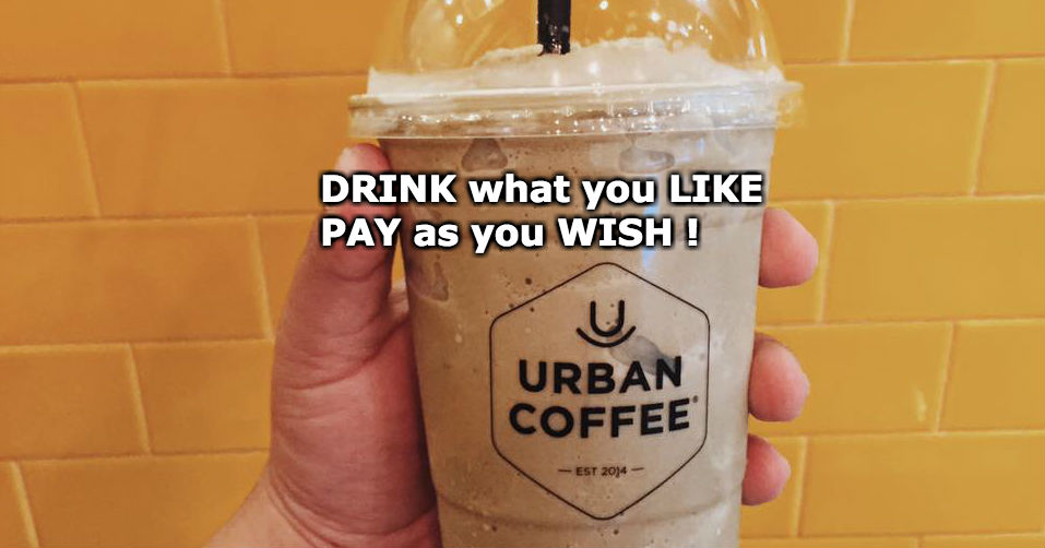 Urban Coffee Pay as You Wish Promotion 2016