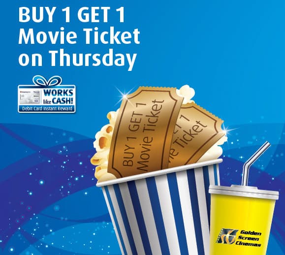 Hong Leong Buy 1 Free 1 GSC Movie ticket Promotion