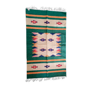 Tapete textil verde rombos - Galerías el Triunfo - 003072582001