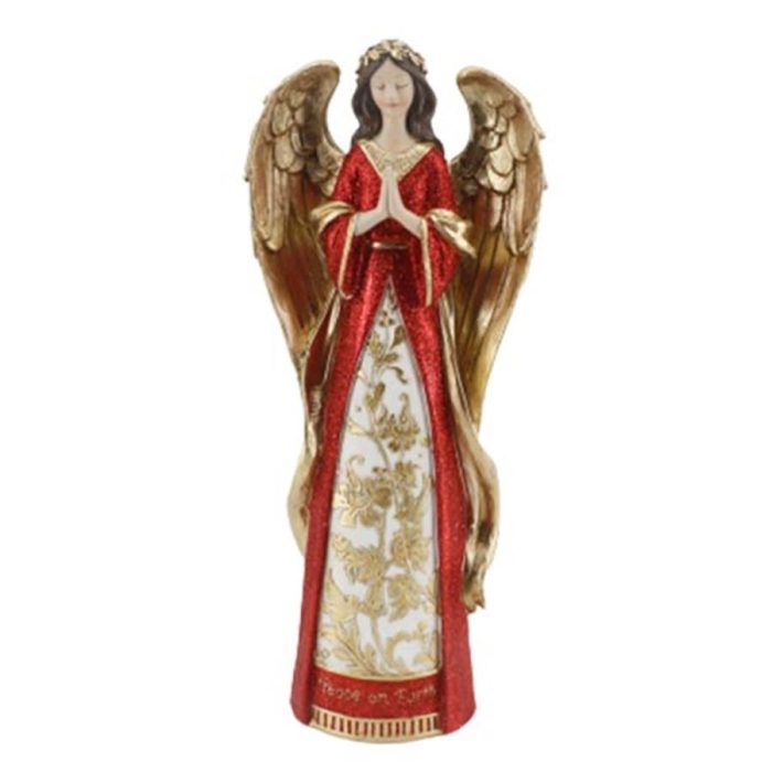 Angel de resina dorado - Galerías el Triunfo - 049072651077