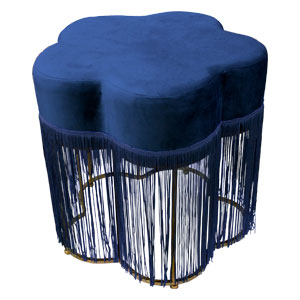 Taburete azul marino diseño - Galerías el Triunfo - 061072440223