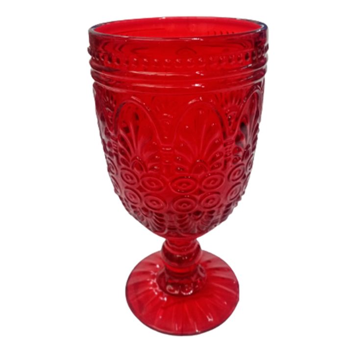Copa de cristal rojo - Galerías el Triunfo - 120072447093