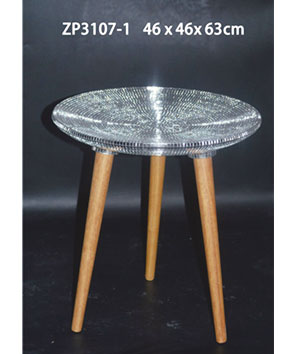 Mesa redonda de cristal - Galerías el Triunfo - 140507507119