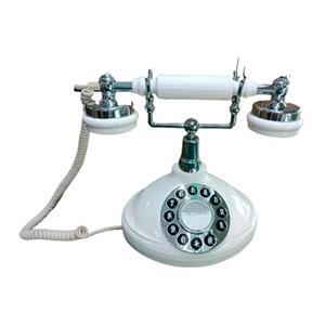 Teléfono blanco diseño vintage - Galerías el Triunfo - 264072028009