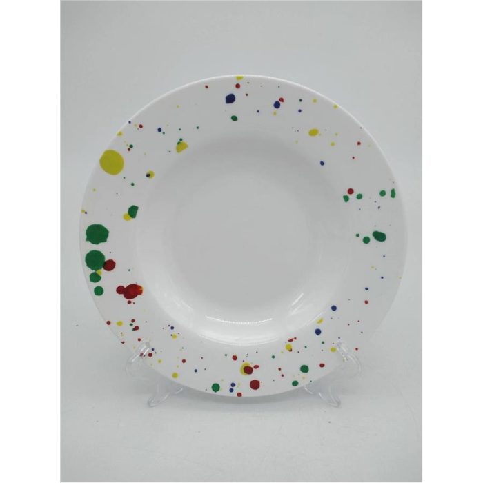 Plato de cerámica hondo - Galerías el Triunfo - 156072791188