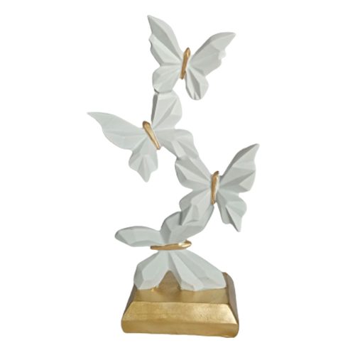 Escultura de mariposas blancas - Galerías el Triunfo - 044071821528