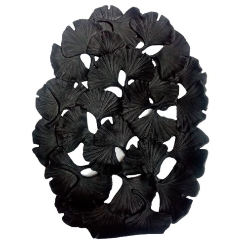 Charola diseño hojas negras - Galerías el Triunfo - 044071821539