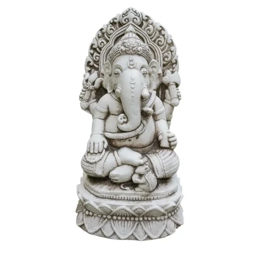 Ganesha de poliresina sentado - Galerías el Triunfo - 044072458021