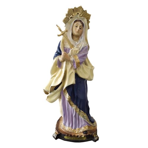 Virgen Dolorosa de polyresina - Galerías el Triunfo - 048132272062