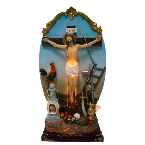 Jesucristo redentor con luz - Galerías el Triunfo - 048132272122