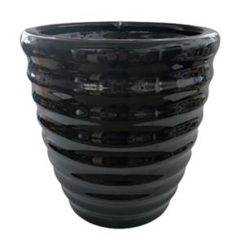 Maceta redonda de cerámica - Galerías el Triunfo - 070403881037