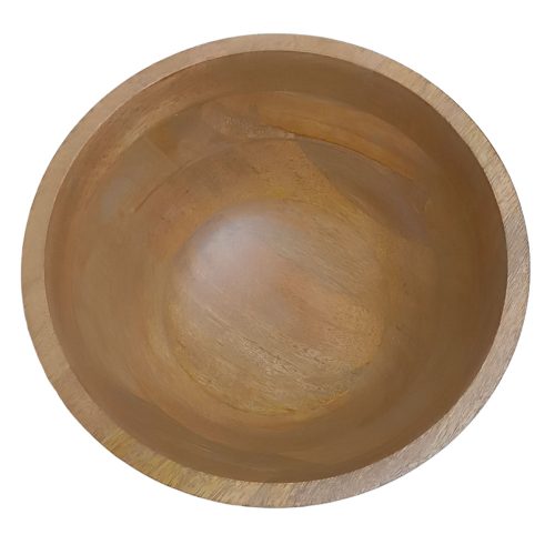 Bowl de madera natural - Galerías el Triunfo - 081072782023