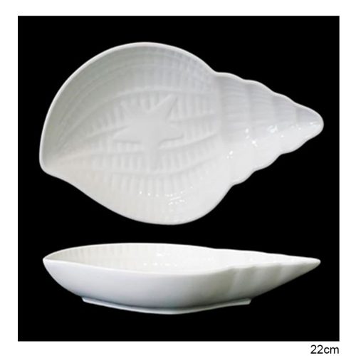 Plato de porcelana blanca - Galerías el Triunfo - 090307370410