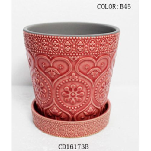 Maceta de cerámica - Galerías el Triunfo - 093072178012