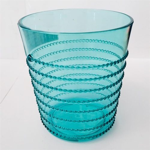 Vaso de acrilico azul - Galerías el Triunfo - 093072584197
