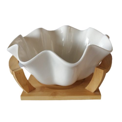 Bowl de porcelana blanca - Galerías el Triunfo - 093072744098