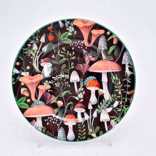 Plato de cerámica estampado - Galerías el Triunfo - 156072791115