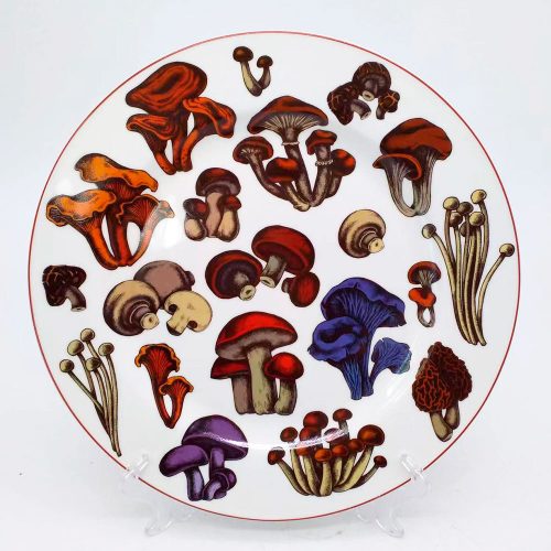 Plato de cerámica estampado - Galerías el Triunfo - 156072791116