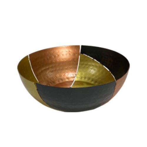Bowl de metal multicolor - Galerías el Triunfo - 186071649115