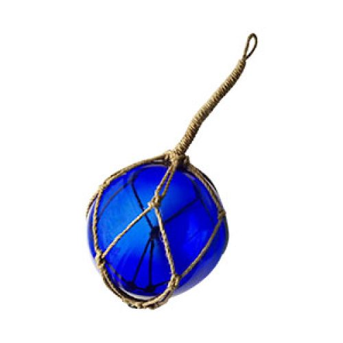 Esfera de vidrio azul - Galerías el Triunfo - 206071783096