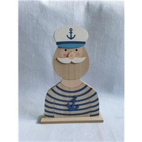207072809035 - Torso de marinero de madera con camisa a rayas azules - galerías el triunfo