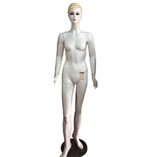 Maniquí blanco de mujer - Galerías el Triunfo - 221001736165