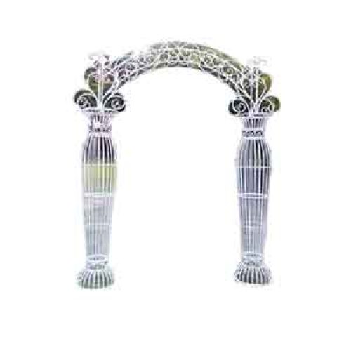 Arco de metal blanco - Galerías el Triunfo - 231001736458