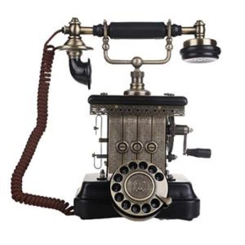 Teléfono vintage de metal - Galerías el Triunfo - 264072028001