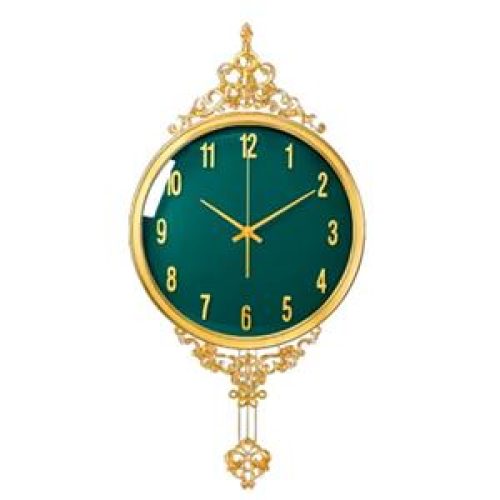 Reloj de pared dorado - Galerías el Triunfo - 264072028023