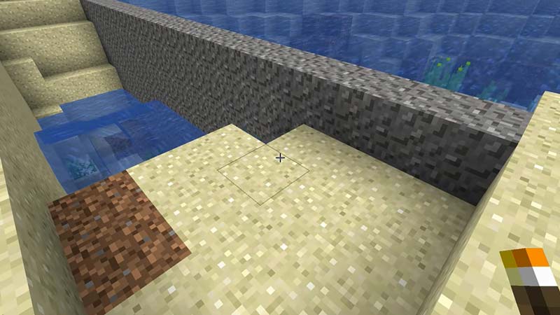 sections of water in minecraft